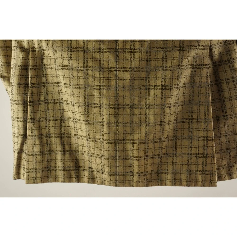 Vintage 1950s Louis Roth Atomic Fleck Check Tweed Gold Button‎ Sport Coat 39R